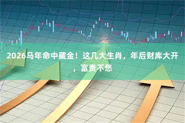 2026马年命中藏金!这几大生肖,年后财库大开,富贵不愁